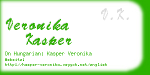 veronika kasper business card